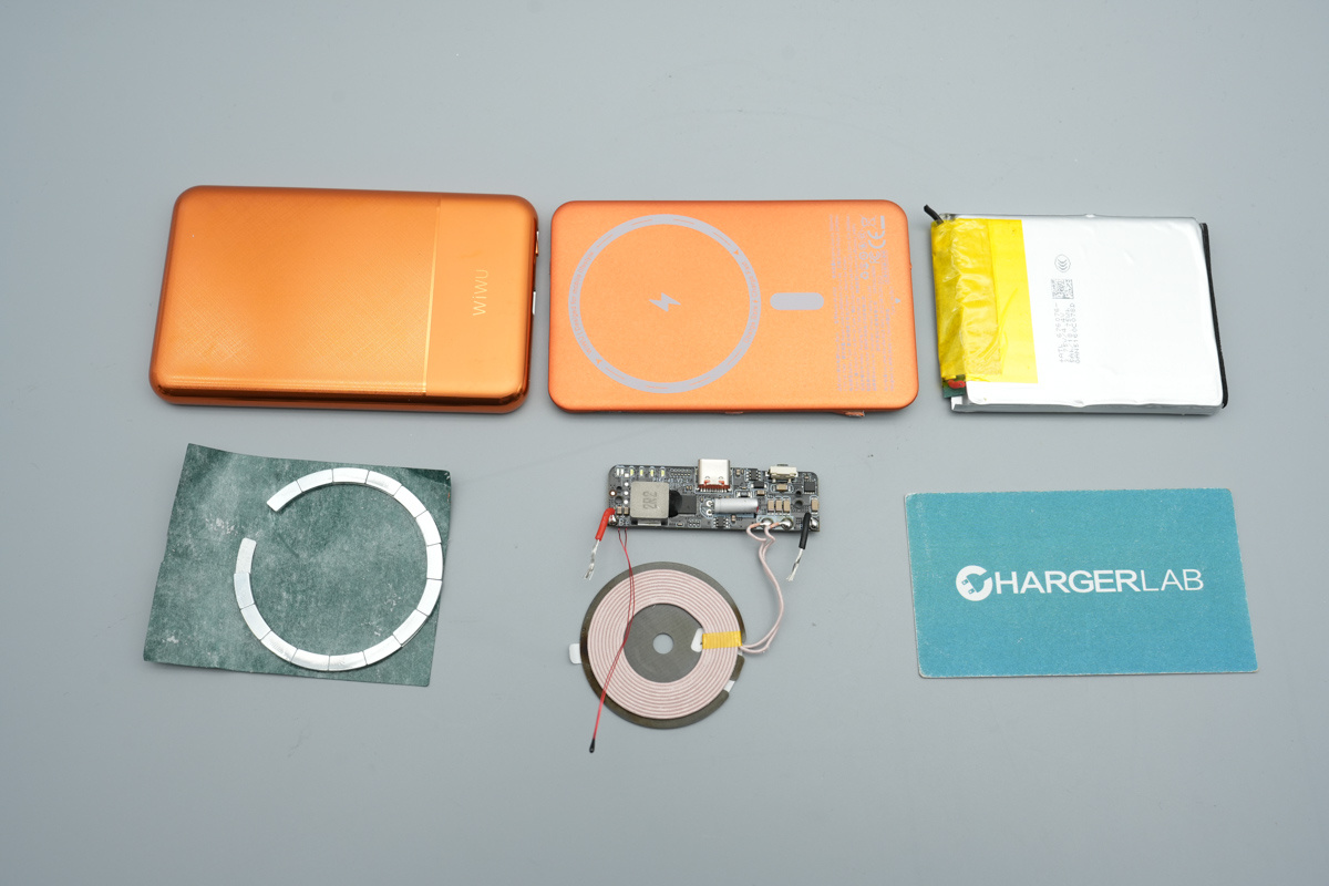 Teardown of the WiWU Silver Seraph Alloy Unibody Power Bank-Chargerlab