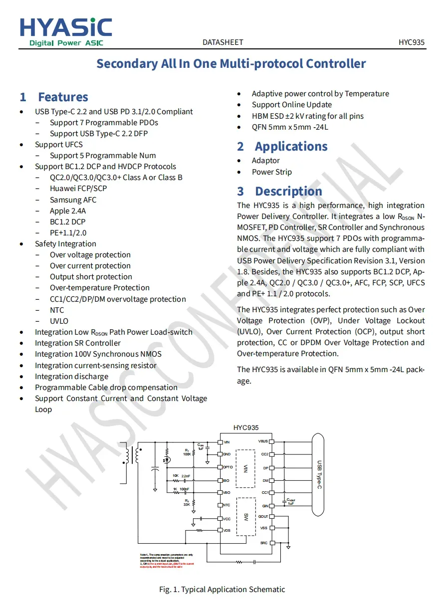 HYASiC’s HYC935, The