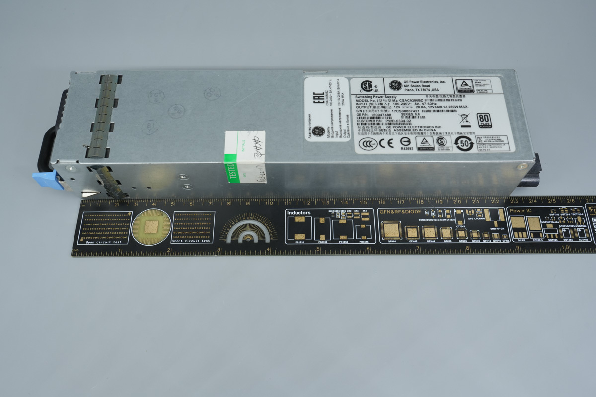 Teardown ofthe GE CSAC0250BZ 250W 80 PLUS Platinum Server Power Supply-Chargerlab