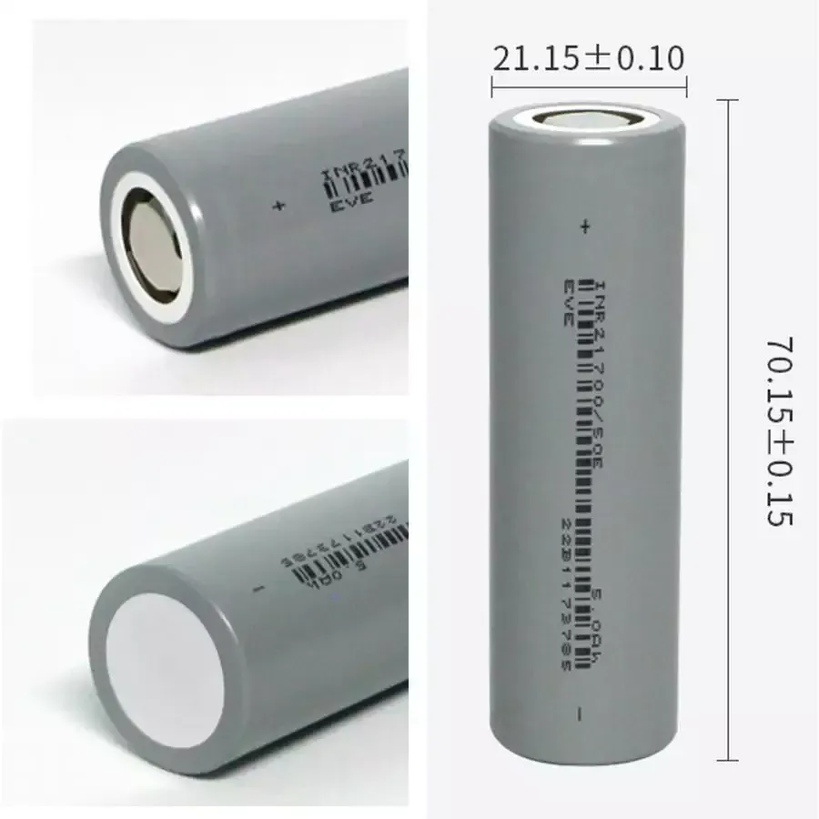 EVE Energy INR21700/50E High-Power Cylindrical Cells Storm the Power Bank Market-Chargerlab