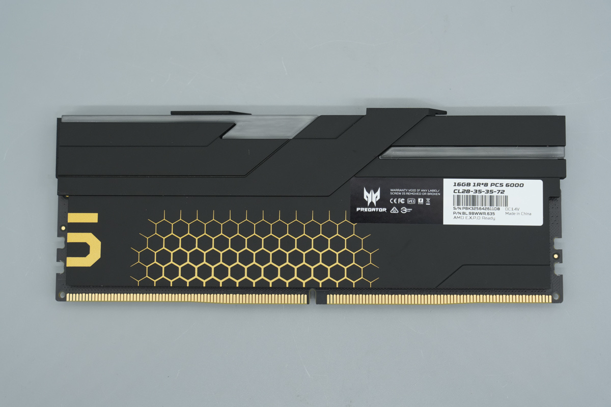 Teardown of the Acer Predator Hermes DDR5 6000 C28 16GB×2 Memory Kit-Chargerlab
