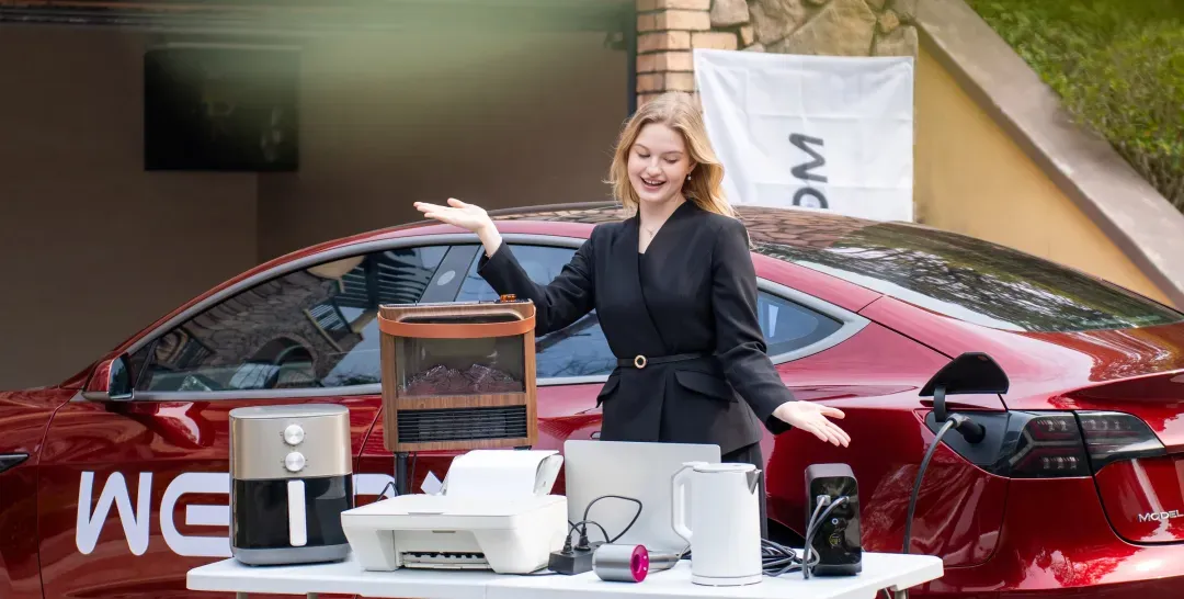 WETOX V2L Discharger Hits Kickstarter | Turn Your Tesla into a Rolling Power Grid-Chargerlab